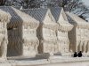 Amazing photos show homes in Fort Erie, Ontario, near Buffalo, frozen over following winter storm