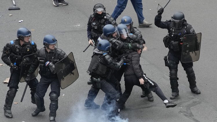 Macron under fire as French protests turn violent over increased retirement age